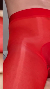 Young Femboy Cums Through Sissy Lingerie Bodysuit While Riding Fat Cock Cumshot