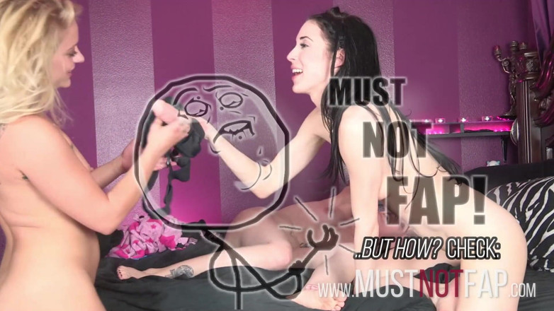Leon Lambert Girls Twerk Parties CFNM: Un trio lesbien pour Halloween