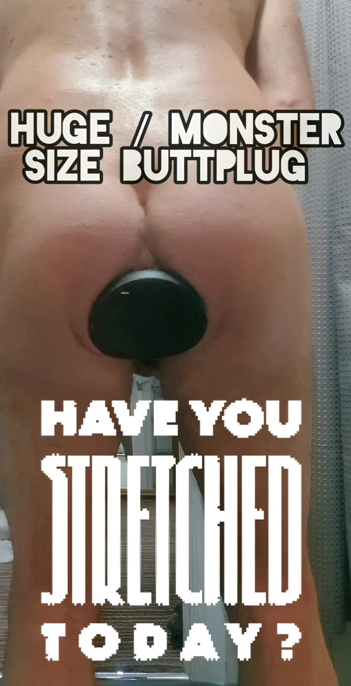 MaleModel: Riesiger buttplug