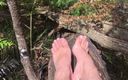 Manly foot: In the Deep Bush Land Where No One Goes Is...