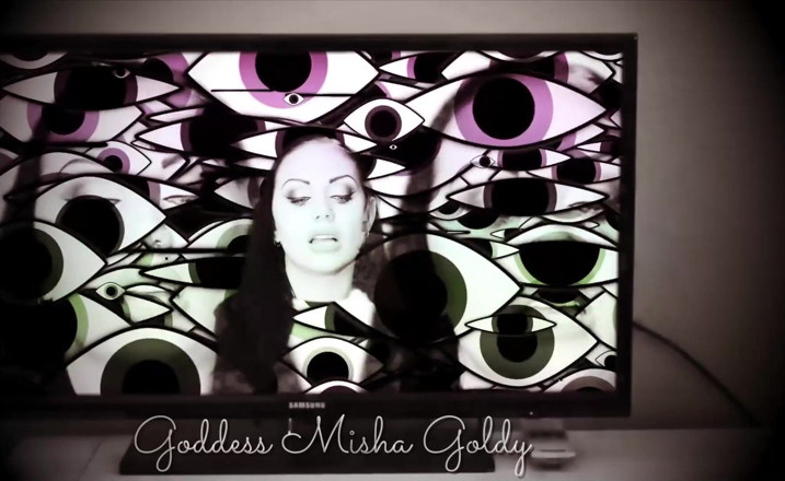 Goddess Misha Goldy: Humilhação joi para patético solitário jerkaholic!