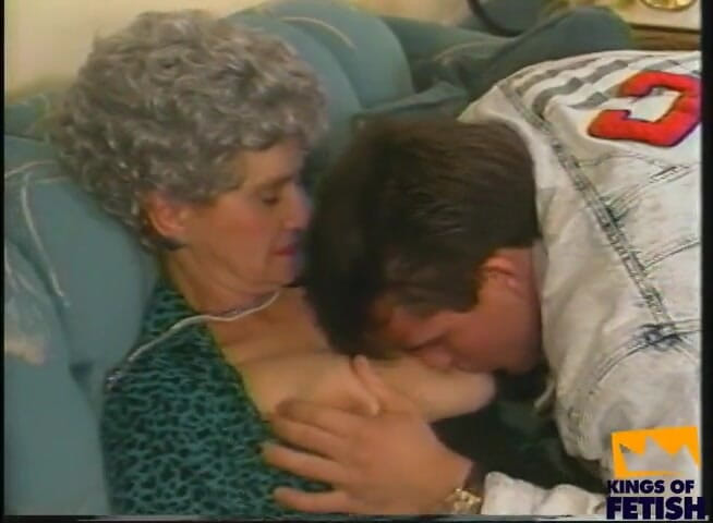 Fixed on Mature: Horny granny teaches a young guy how to bang her...