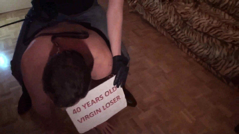 Femdom Austria: Slave man humiliation at home