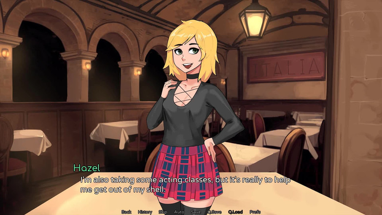 Futavision: Hazelnut Latte: POV riskantní footjob od Blonde Trans v restauraci -...