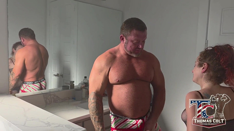 ThomasColt: Gym Trainer Fucks Client in Shower! Part 1