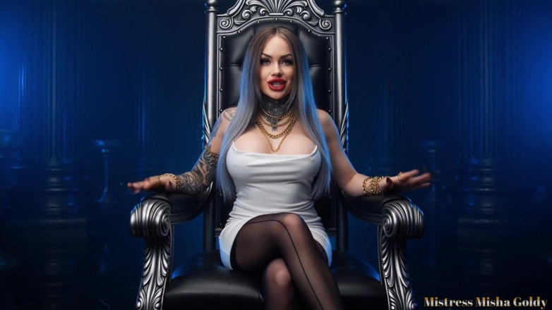Goddess Misha Goldy: My Helpless Brainless Pleasure Zombie