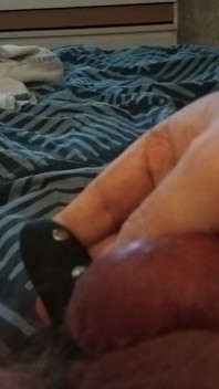 My Friend Lies on the Bed and Plays with His Big Cock