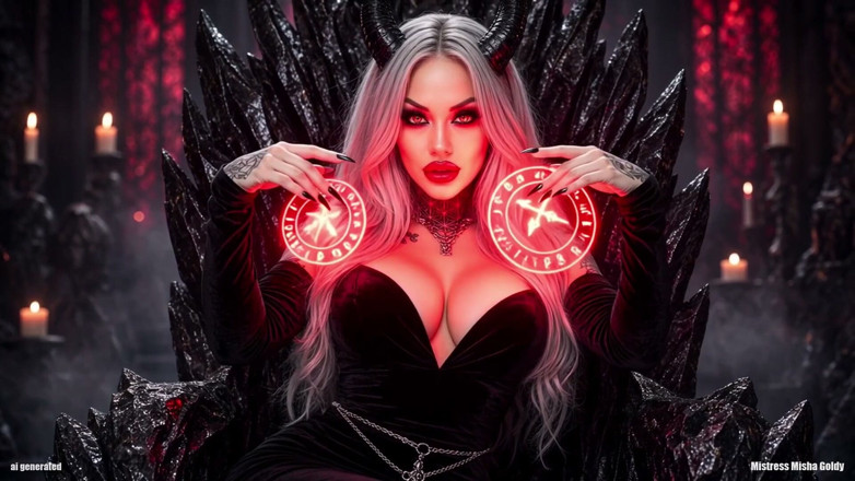 Goddess Misha Goldy: ประตูทั้งสองบานจบลงบนเข่าของคุณ