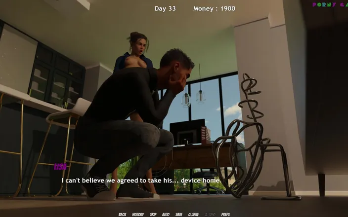 Porny Games: Lisa Total Investigation! by Dragofinder Studio - My Fiancee Is Stucked...