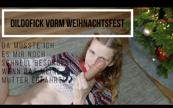 Bikergirl_97: Dildofick Vor Dem Weihnachtsfest! Mutti Hetzt Schon!
