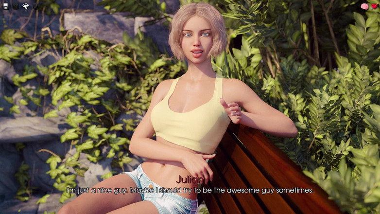 3D Cartoon Porn: Plăcerea mea 3 - Lori Sărutându-l prima dată pe Julian în Parc, apoi în...