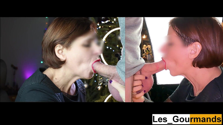 Les Gourmands: 4K - LA MILF con il rossetto in primo piano la...