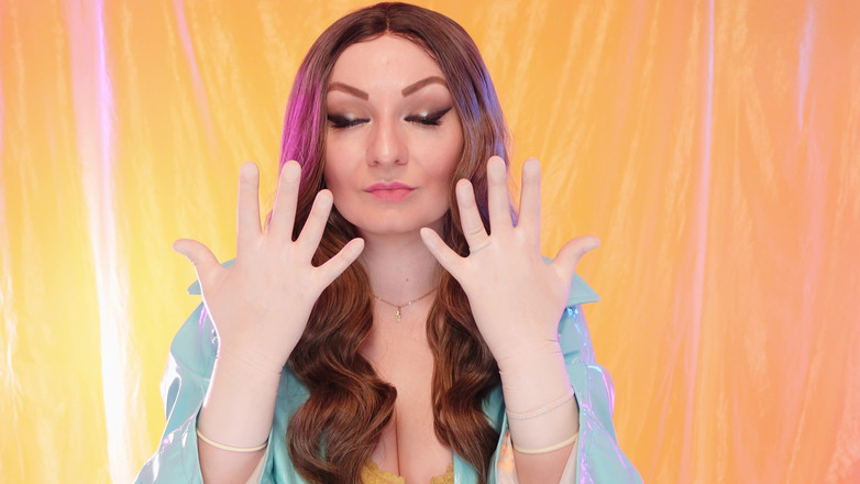 Arya Grander: Úžasné relaxační video s ASMR od Arya Grander, latexové rukavice...
