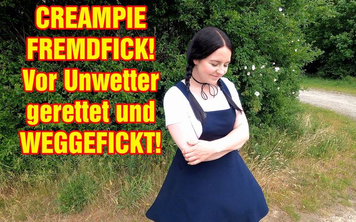 Emma Secret: Creampie ausländischer fick! Vor sturm gerettet und weggefickt!