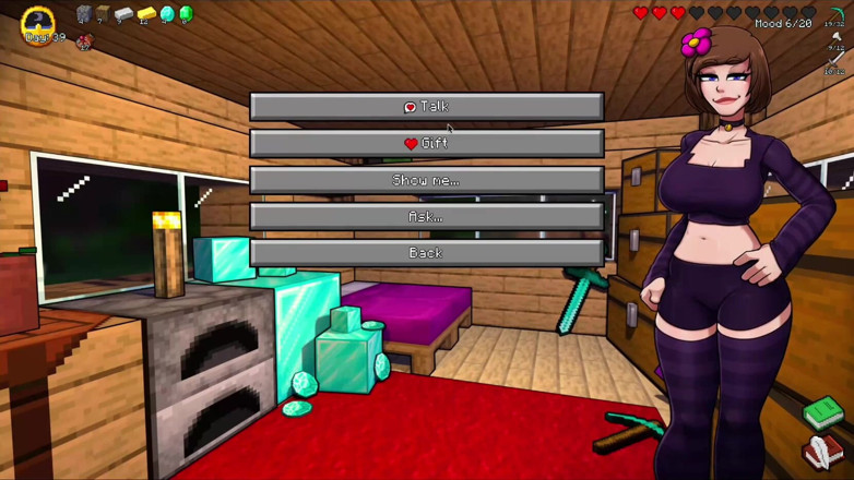 Alita: Hornycraft Minecraft Parody - Steve Gets Sloppy Deepthroat Blowjob From Jenny...
