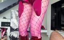 Nylon Xtreme: POV Pink Encasement Nylon Nora Fox Fuck Through Nylon