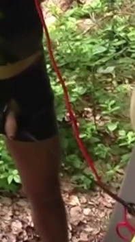 2 Slaves on the leash