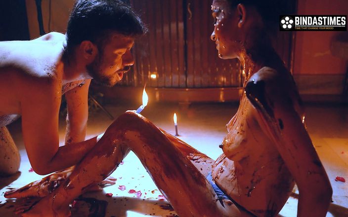Cine Flix Media: Desi Indian marriage anniversary, special candle light chocolate sex with...