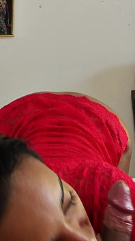 Naughty Stepmother: His Stepfather Leaves Stepson with His Horny Latina Stepmother. POV