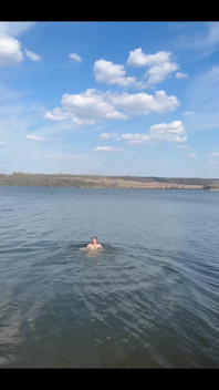 I spent the whole weekend swimming