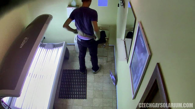 Czech Gay Solarium: Séc đồng tính solarium 21 nóng twink bị bắt gặp trong phòng...