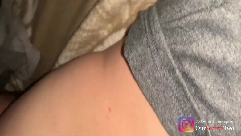 Our Secrets: Cum in her panties after fucking her tight pussy, close...