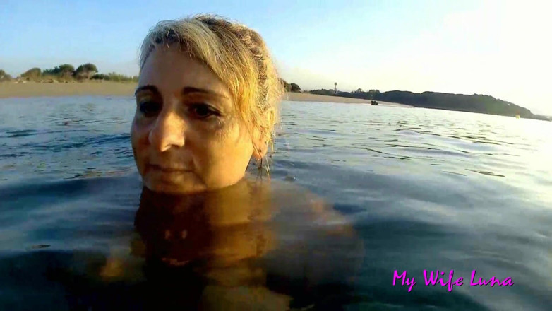 My Wife Luna: Fucked on the beach