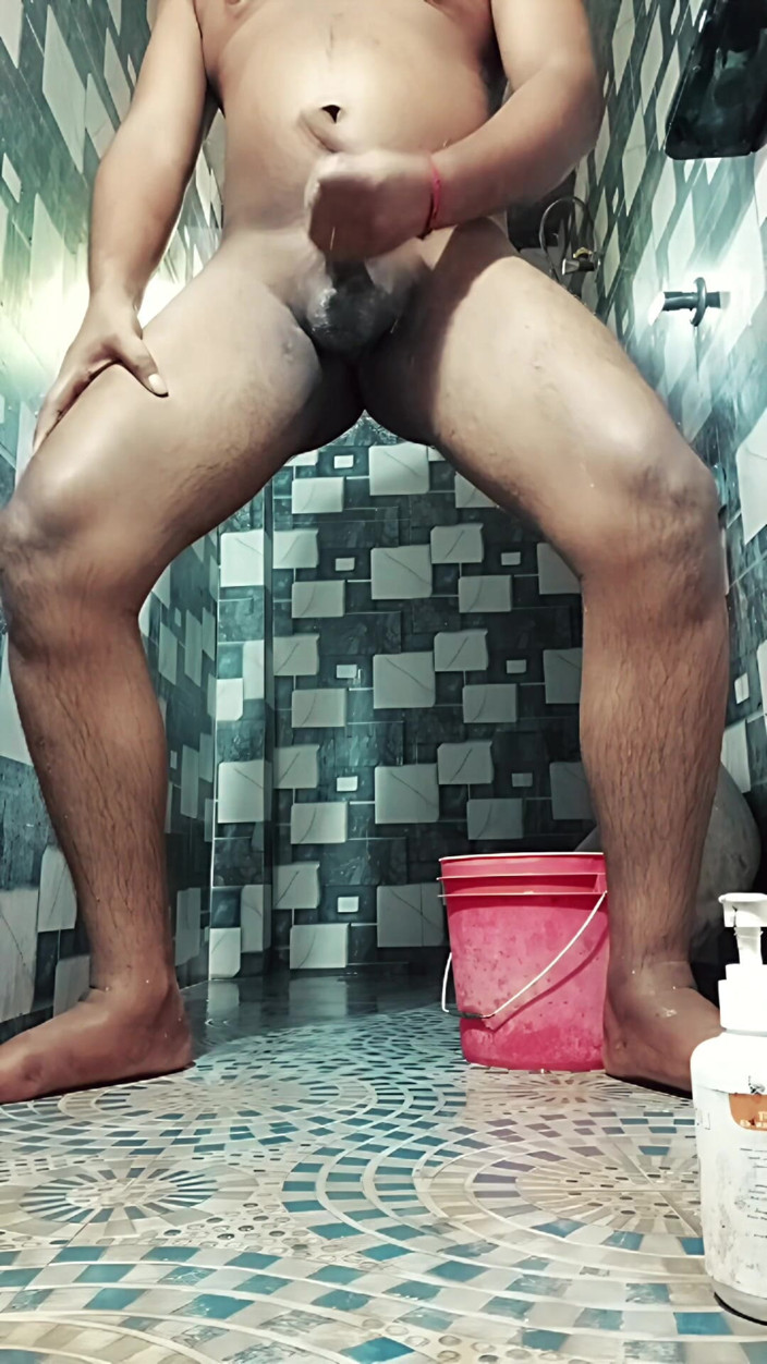 Sanat04: Sanat Village Boy Bathroom Handjob