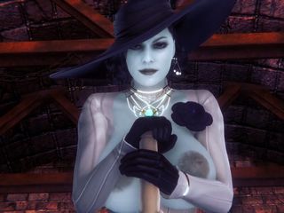Wraith ward: Lady Dimitrescu blowjob : Resident Evil Village Hentai Prody