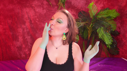 Arya Grander: Asmr fetiche vídeo - enfermeira médica luvas sons