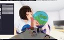 H3DC: 3D Hentai POV Earth-chan and Moon-chan Give You a Blowjob
