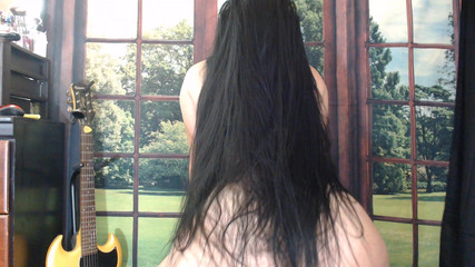 Abby Anna: Sexigt hår flip fitta blixt