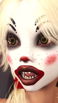 Joker se fute dur cu o blondă sexy drăguță într-o mască de clovn în camera abandonată
