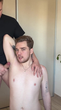 Sweaty Armpits Gonna Dripping with Hot Cum