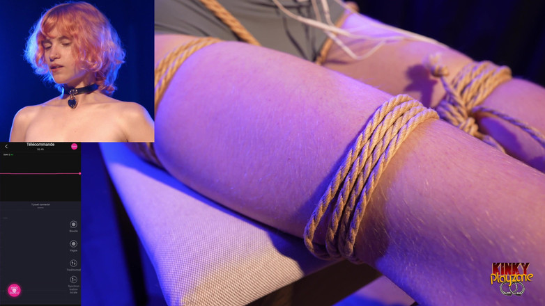 KinkyPlayzone: Lous första elektrospel och vibratorupplevelse - 4K