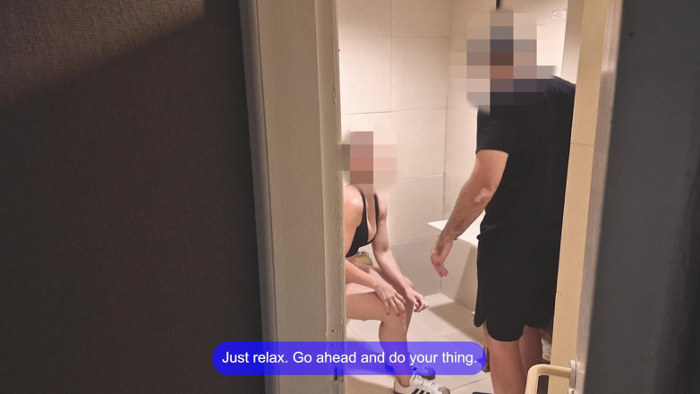 Branquinha De Leite: Gym badkamerverrassing - ze werd betrapt met kont uit en nam...