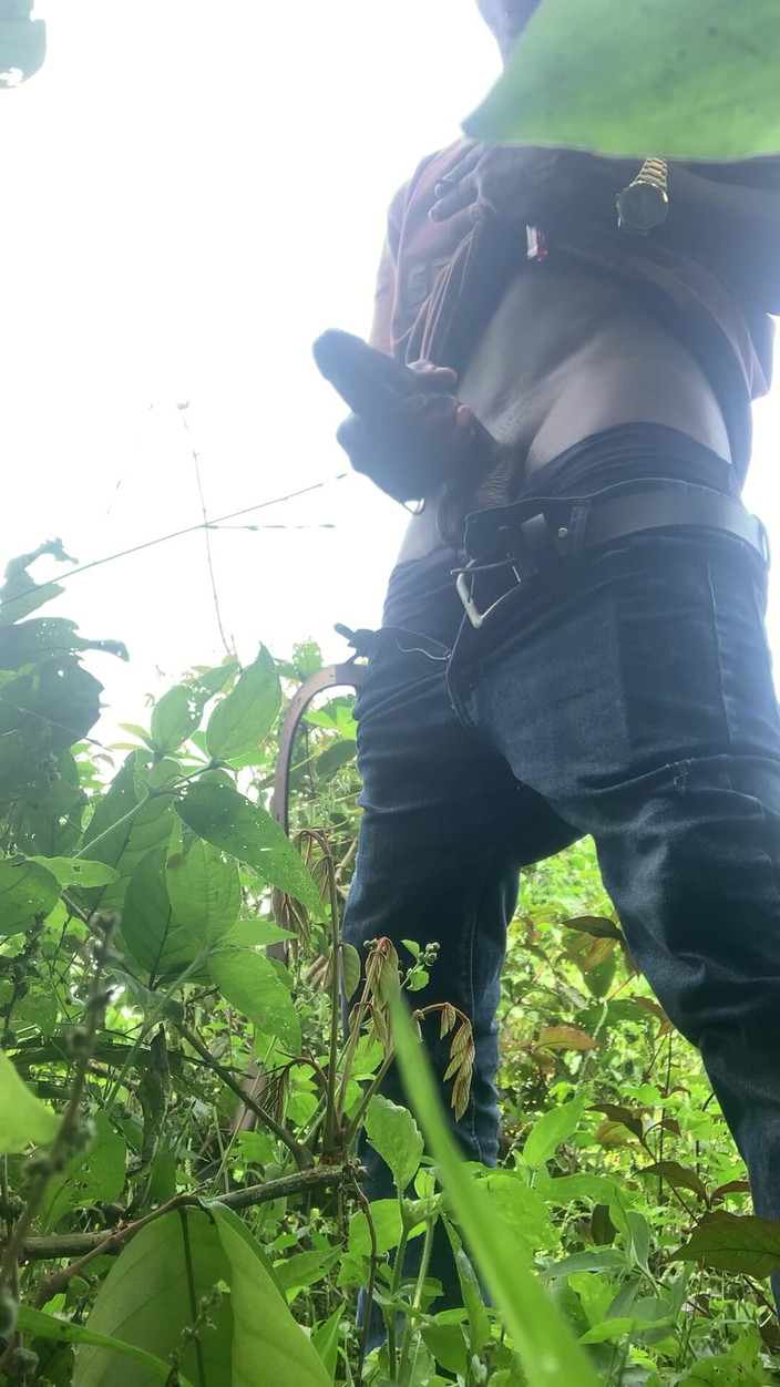 Dickass3x: Ejaculare rapidă după o plimbare lungă în pădure