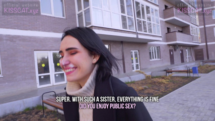 KissCat: Risky anal sex with facial cum walk - agent pickup Russian...