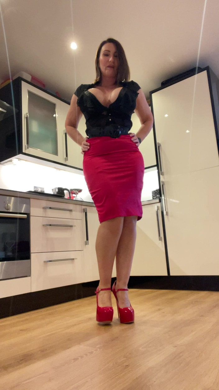 Sophie James: Ff, contraste complet, nylon, satin, fétiche, coaching masturbatoire