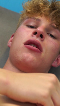 Bubble Butt 18 Year Old Roughly Strokes His Huge Cock with His Hand