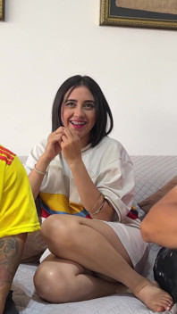 My Best Friend Crying While I His Wife for Losing the Colombia Vs Portugal Match Bet.