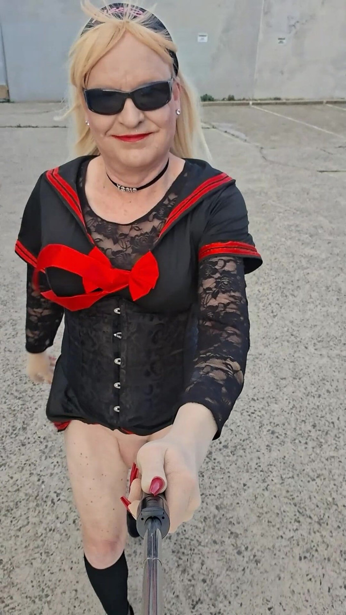 Sissymandy24: Sissymandy Red Sailor Dress