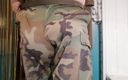 Monster meat studio: Army camouflage trousers fitting on