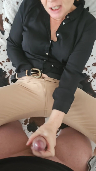 Sofy13: Handjob and Cumshot on My Blouse