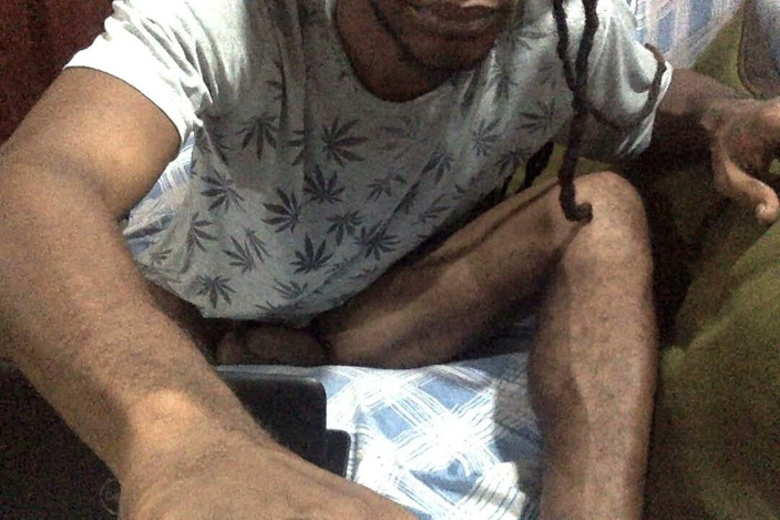 Joyboi Cock Worship: Caught Black Sexy Boy Masterbating