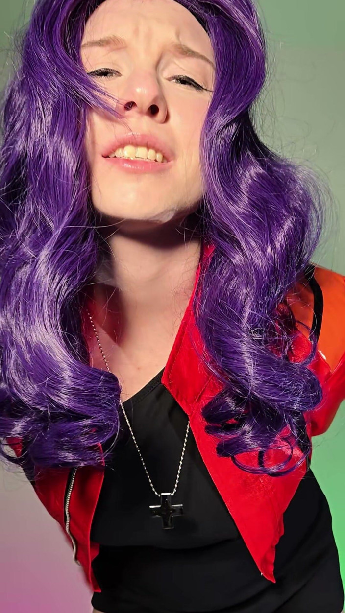 Alice Klay: Katsuragi Misato Amını, Göt Deliğini Ve Ayakkabılarını Temizlememi Sağlıyor (evangelion Cosplay)