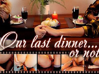 Lovely Dove: Our last dinner turned into hot sex. Romantic. Pov. Big...