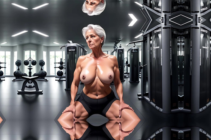 AI Porn: Mature Ai Gilfs Working Out