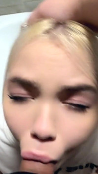 A Sea of Cum Floods Her Mouth