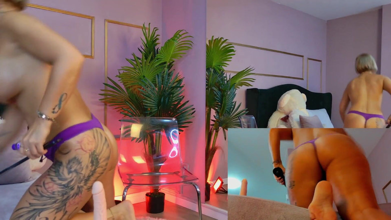 KirraWhite: MILF tegar mengongkek pantat dan pepeknya